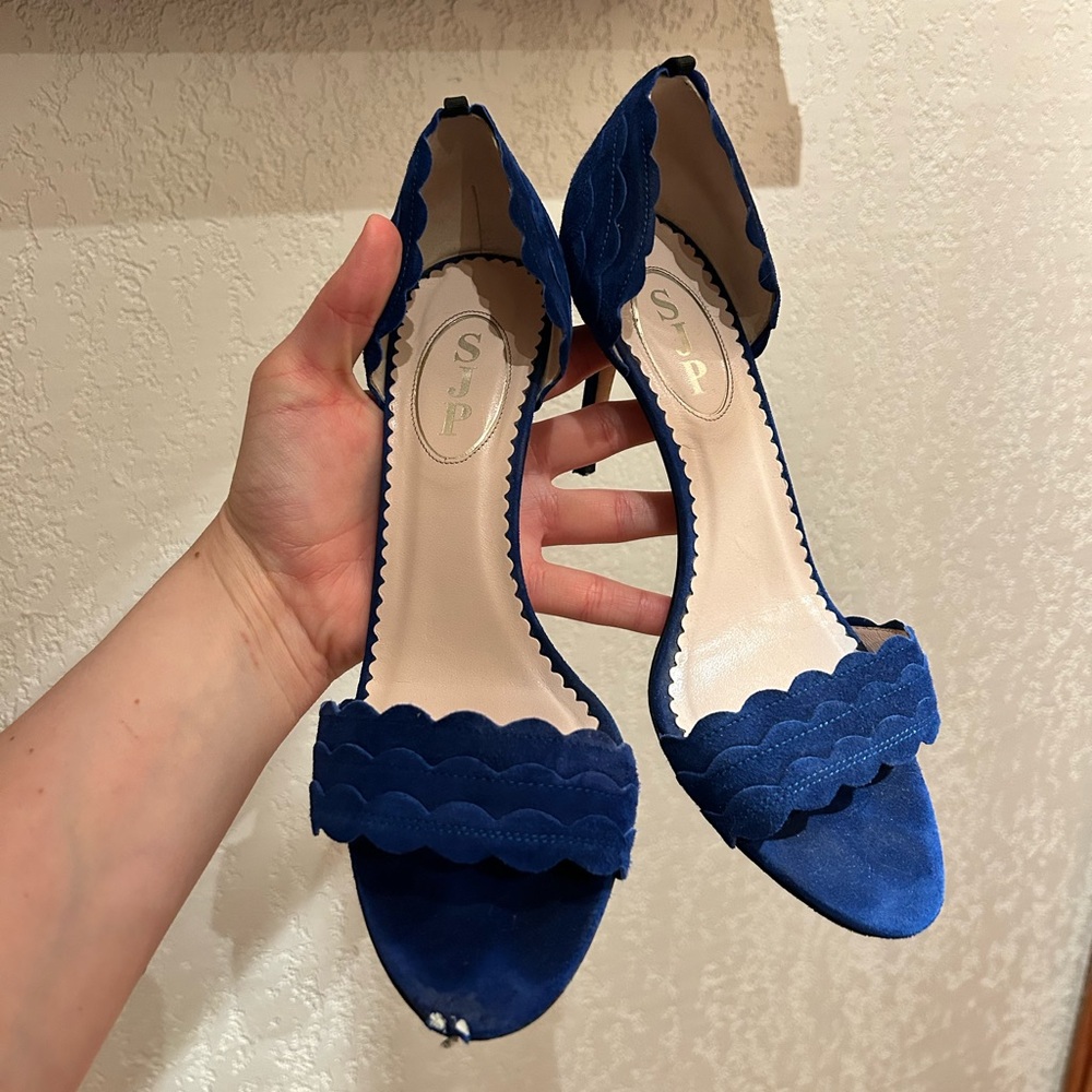 SJP Heels with small defect